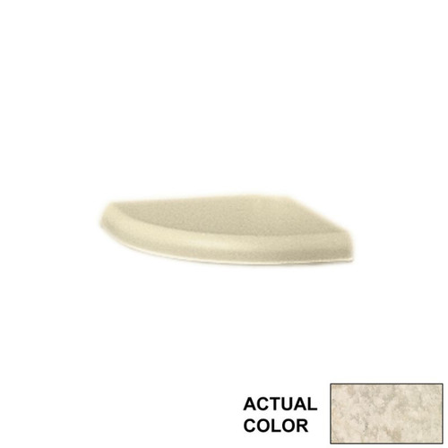 4.75-in D x 4.75-in W x 1-in H Solid Surface Soap Dish in Mountain Haze