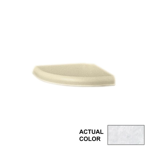 4.75-in D x 4.75-in W x 1-in H Solid Surface Soap Dish in Ice