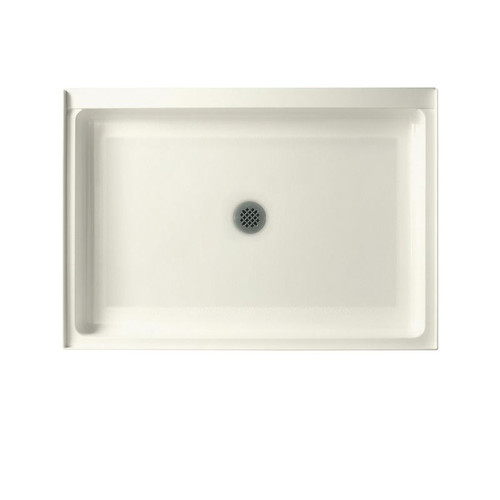 42.375-in W x 34.188-in D x 5.5-in H Solid Surface Shower Base in Bisque