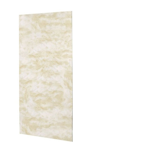 SS-4896-1-125 48-in W x 96-in H Solid Surface Shower Wall Panel in Cloud White