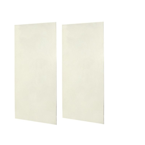 48-in W x 96-in H Solid Surface Shower Wall Panel in Bisque