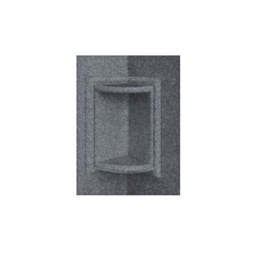 5.75-in D x 5.75-in W x 11-in H Solid Surface Soap Dish in Night Sky