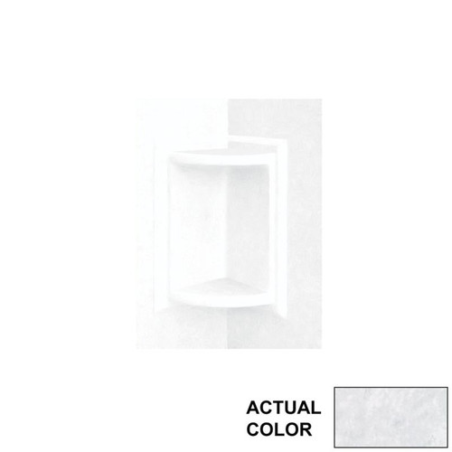 5.75-in D x 5.75-in W x 11-in H Solid Surface Soap Dish in Ice