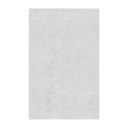 62-in W x 96-in H Solid Surface Shower Wall Panel in Tundra