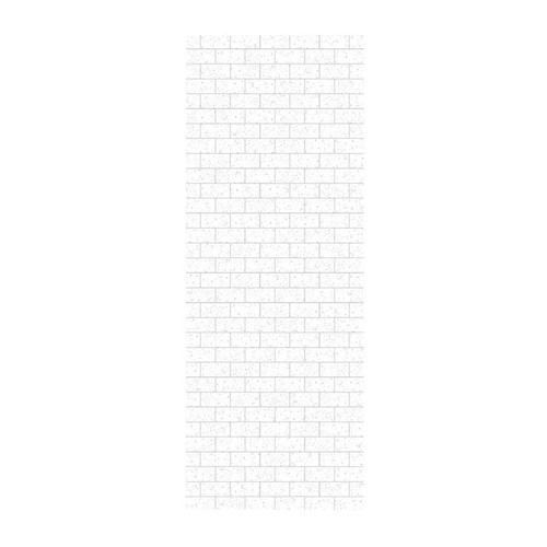 36-in W x 96-in H Solid Surface Shower Wall Panel in Arctic Granite