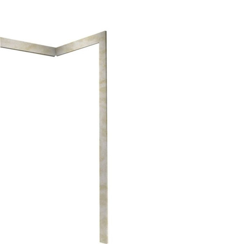 3.875-in W x 74-in H Solid Surface Trim Kit in Cloud White