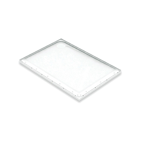 AKW Mullen 26102L 53-7/8-in x 30-1/8-in Left-Hand Corner/Alcove Shower Base