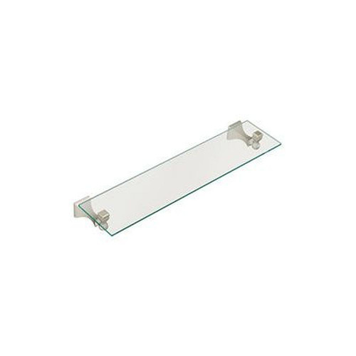 20in Glass Shelf in Brushed Nickel