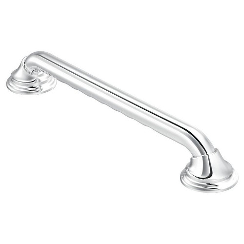 Creative Specialties R8712D3GCH 12in x 1-1/4in Grab Bar in Chrome