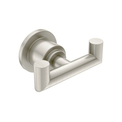 Creative Specialties YB0803BN Double Robe Hook in Brushed Nickel