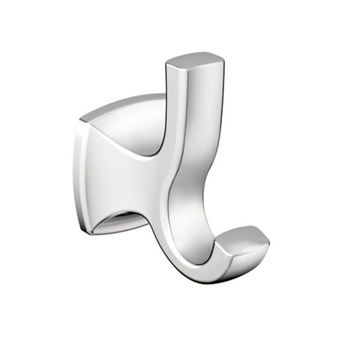 Double Hook Robe Hook in Chrome