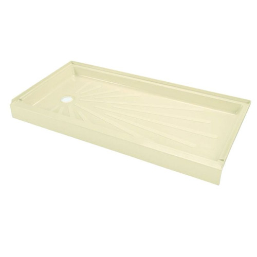 3060LBN 30-in L x 60-in W x 5.5-in H Shower Base in Bone