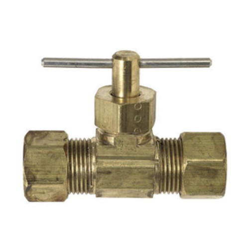 Needle Valve 1/4" Brass CMPXCMP