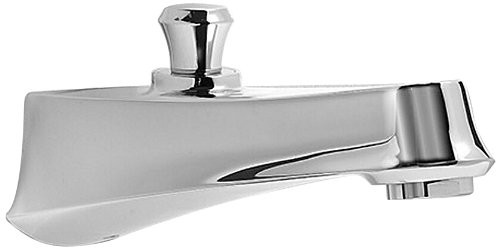 Wall Mount Tub Spout with Diverter in Brushed Nickel