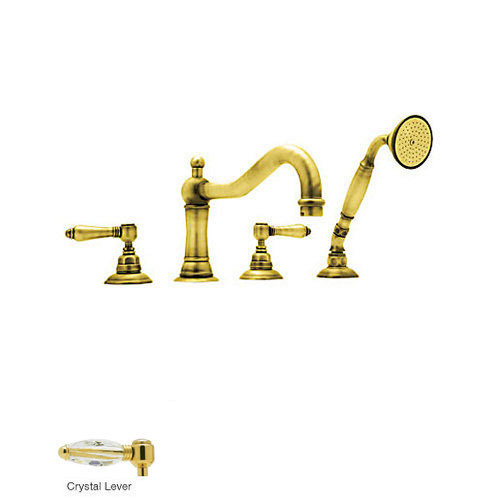 Roman Tub Filler Faucet in Inca Brass