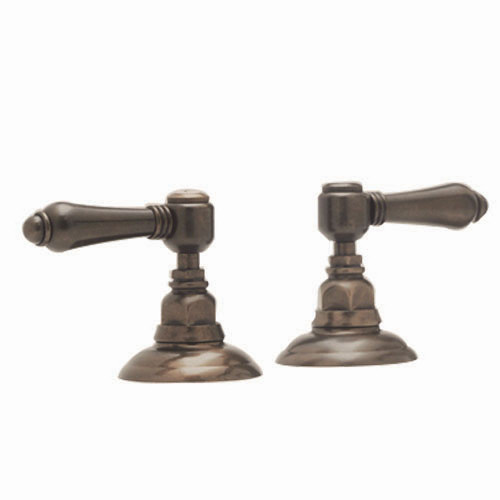 Rohl A1411LMTCB Pair of 1/2in Side valves in Tuscan Brass