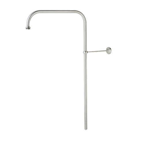 31in Rigid Shower Riser in Satin Nickel