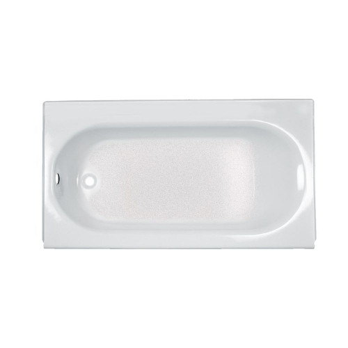American Standard 2393.202.020 Americast Bath 60-in x 30-in with Intergral Apron, Right Hand Outlet, and Tiling Flange