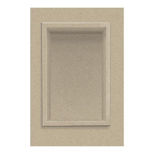 7-1/2-in x 11-in Recessed Shampoo Caddy in Matrix Sand