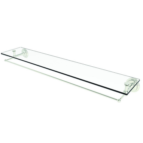 24in Gallery Shelf in Polished Nickel