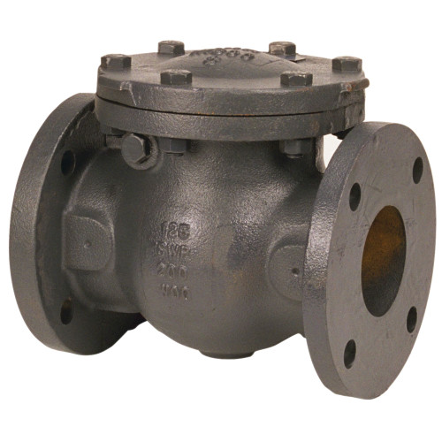 F918B 6 FLGD CHECK CAST IRON, Check Valve - Cast Iron, Swing, Flanged, F-918-B