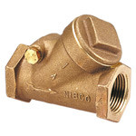 T453B 1/4 THD 200# CHECK BRZ SEAT, Check Valve - Bronze, Class 200 Threaded, T-453-B