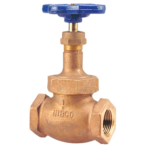 T235Y 11/4THD 150# GLOBE W/PTFE SEAT, Globe Valve - Bronze, Class 150, PTFE Disc, T-235-Y