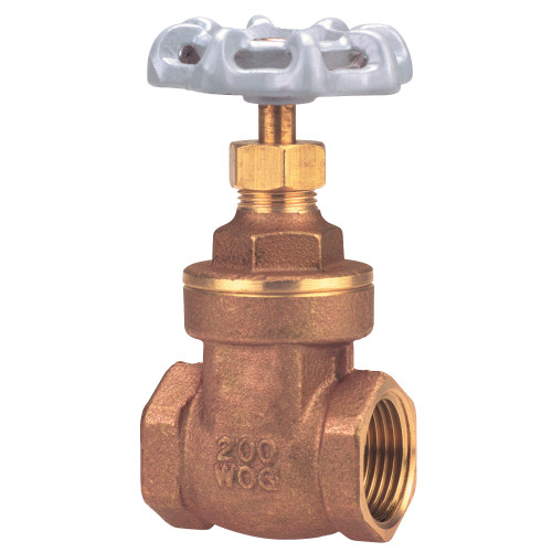TI8 1 FULL PORT GATE VALVE, Gate Valve - Brass, Full Port, Threaded Ends, TI-8