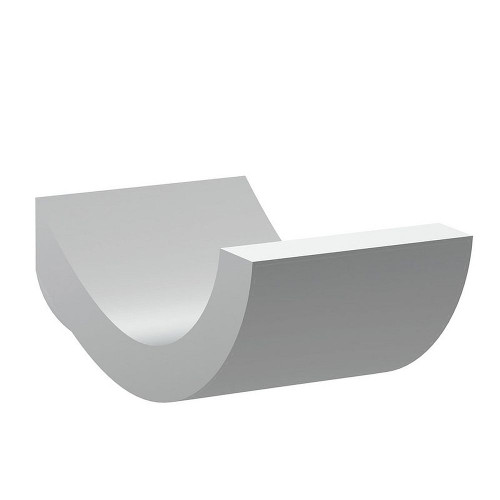 Solid Brass Single Robe Hook in Satin Nickel