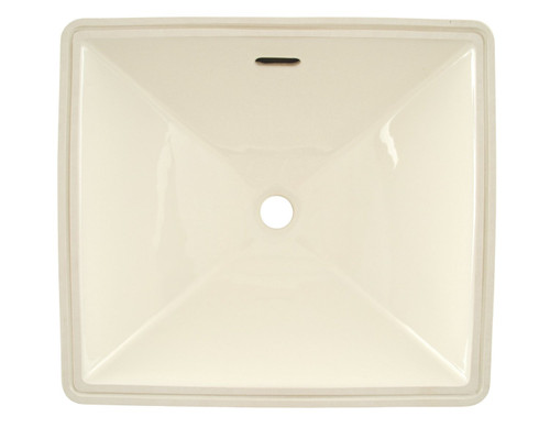 19-in Undermount Bathroom Sink with Overflow and SanaGloss in Sedona Beige