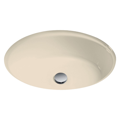 18-3/4-in Undermount Bathroom Sink with Overflow in Bone
