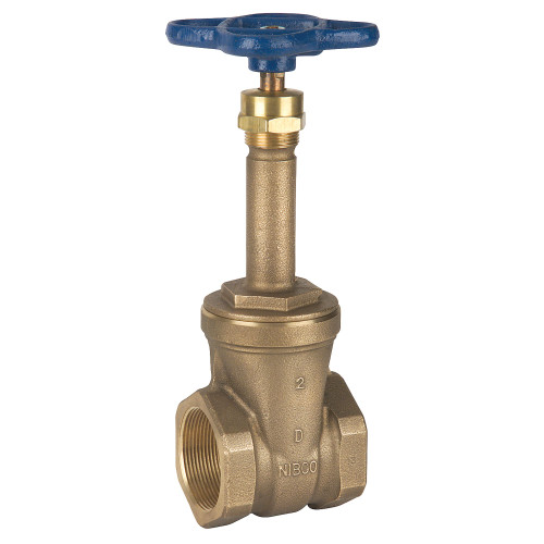 T131 1 1/2 THD 150# RS GATE BRZ, Gate Valve - Bronze, Rising Stem, Threaded, T-131  - Box of 2