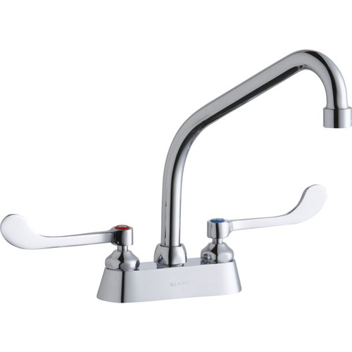 Elkay LK406HA08T6 Commercial 2-Hole Faucet in Chrome