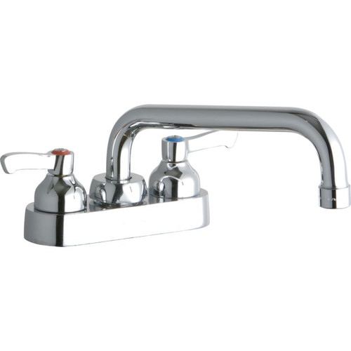 Elkay LK406TS08L2 Commercial 2-Hole Faucet in Chrome
