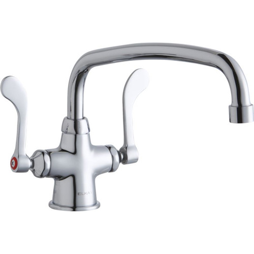 Elkay LK500AT12T4 Commercial Single-Hole Faucet in Chrome