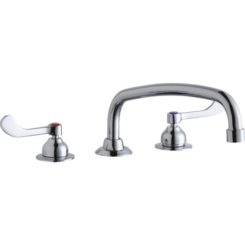 Elkay LK800AT12T4 Commercial 3-Hole Faucet in Chrome