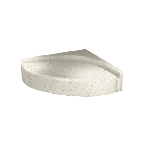 16.313-in D x 16.313-in W x 4-in H Solid Surface Shower Seat in Tahiti Matrix