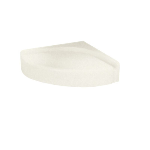 16.313-in D x 16.313-in W x 4-in H Solid Surface Shower Seat in Tahiti Ivory