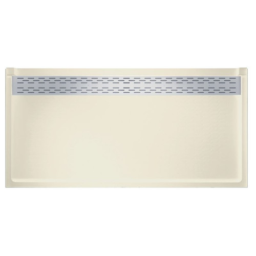 34-in D x 64-in W x 5.33-in H Veritek Shower Base in Bone