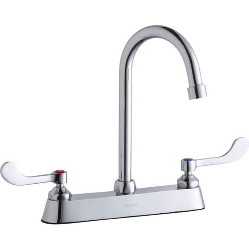 Elkay LK810GN05T4 Commercial 3-Hole Faucet in Chrome