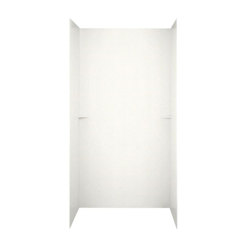 36-in D x 48-in W x 72-in H Solid Surface Shower Wall Surround in Baby's Breath