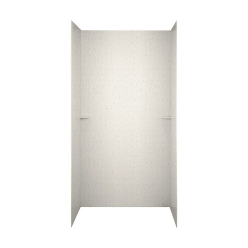 36-in D x 60-in W x 72-in H Solid Surface Shower Wall Surround in Tahiti Matrix