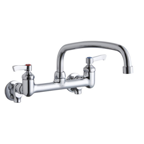 Elkay LK940AT12L2S Commercial 2-Hole Faucet in Chrome
