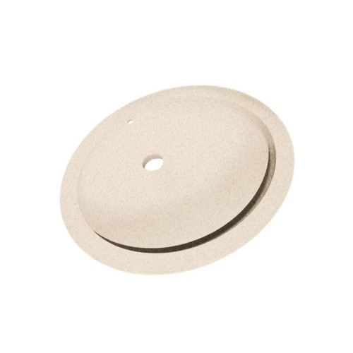 16-in D x 22.5-in W x 5.5-in H Solid Surface Undermount Bathroom Sink in Bermuda Sand