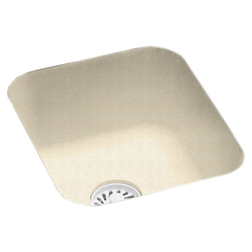 13.375-in D x 15.375-in W x 7-in H Solid Surface Undermount Bar Sink with 0-Hole in Pebble