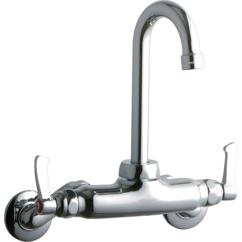 Elkay LK945GN04L2T Commercial 2-Hole Faucet in Chrome