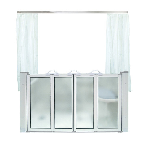 Mullen 91115N Alcove Door with Grey Trim