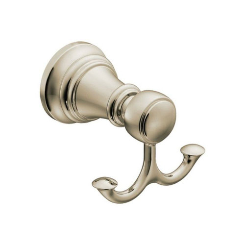 Double Robe Hook in Nickel