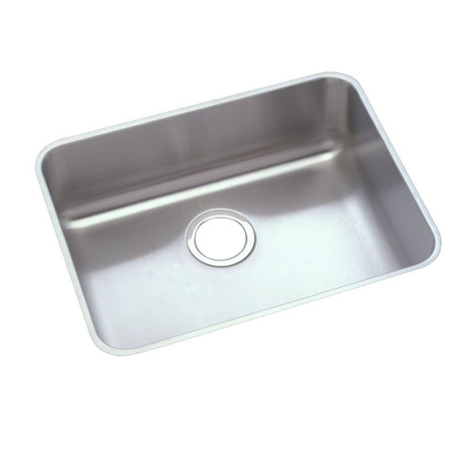 Elkay PLAUH211510 Stainless Steel Single Bowl Undermount Sink in Lustrous Highlighted Satin
