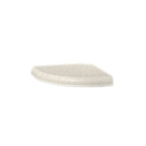 4.75-in D x 4.75-in W x 1-in H Solid Surface Soap Dish in Tahiti Matrix